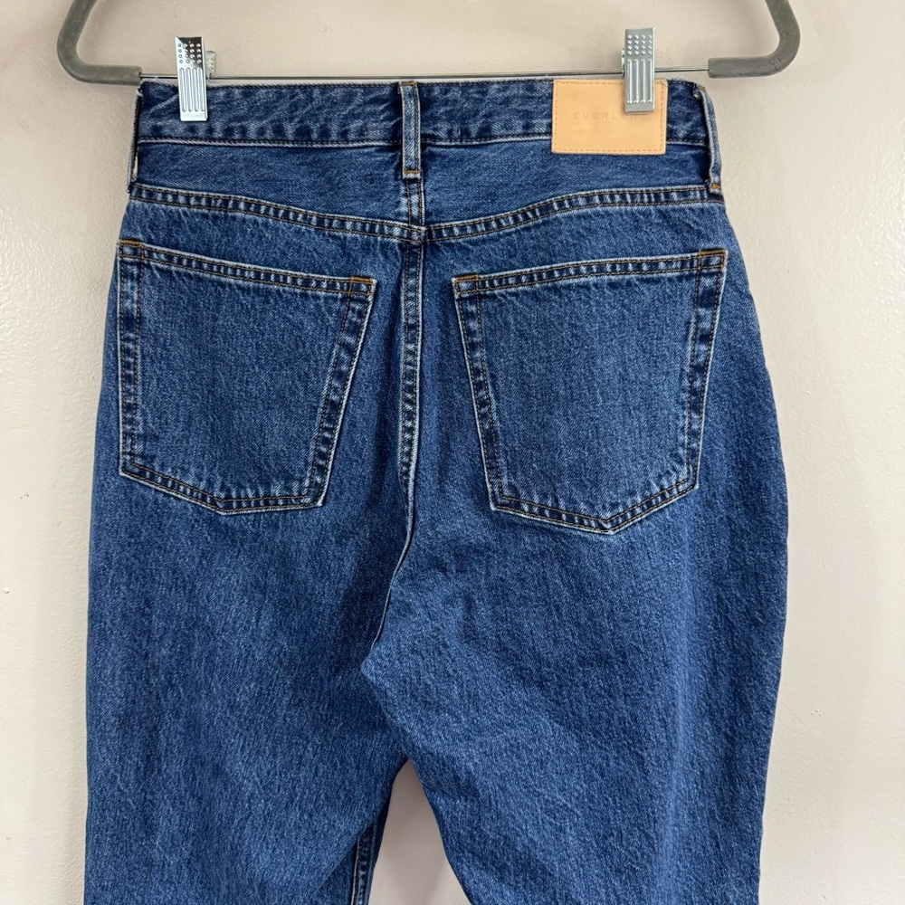 Everlane The Curvy 90's Cheeky Straight Leg Blue Jeans High Rise Size 27 X 28 - Picture 5 of 14